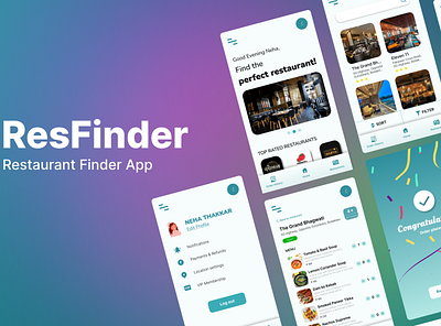 ResFinder design ui uidesign uidesigner uiux ux uxdesign