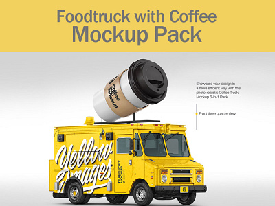 Foodtruck with Coffee Cup Pack