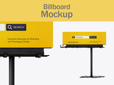 Billboard Mockup - Front View
