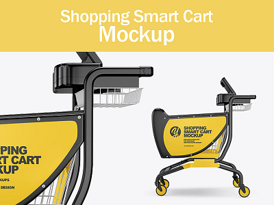 Shopping Smart Cart Mockup