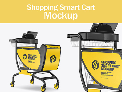 Shopping Smart Cart Mockup