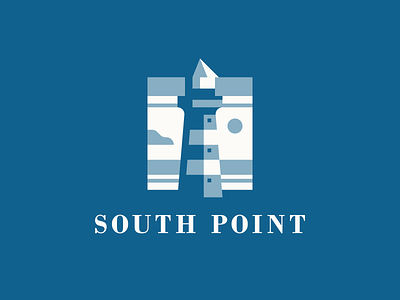 South Point Lighthouse barbados carribean illustration landscape lighthouse logo ocean sea tropical