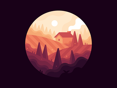 Rolling Hills by Alex Pasquarella for Canopy on Dribbble