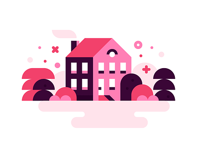 Home Sweet Home home house illustration