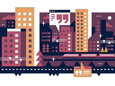 Connected City illustration