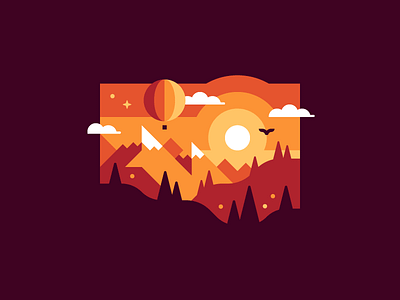 Little Mountains by Alex Pasquarella on Dribbble