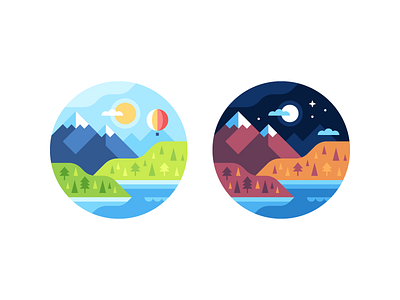 Mountain Watch Face Backgrounds by Alex Pasquarella on Dribbble