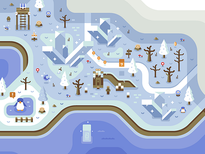 Arctic - Discord Overworld Mural