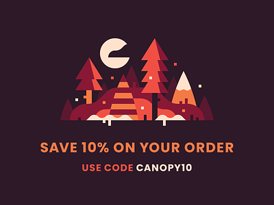 Visit the Canopy Shop! 2018 christmas holidays pins prints