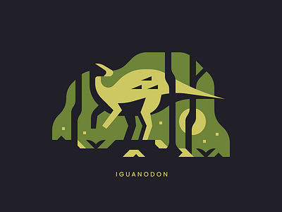 Iguanodon cretaceous dino dinosaur dinosaurs forest iguanodon jurassic landscape