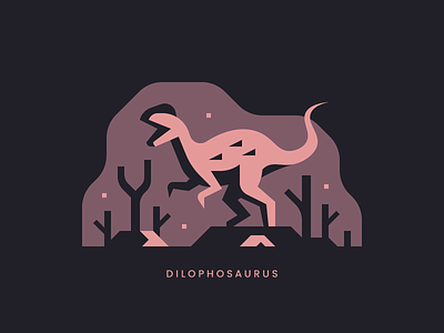 Dilophosaurus dilophosaurus dinosaur dinosaurs dinosaurus jurassic landscape trees