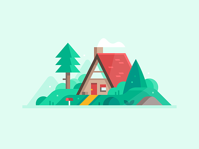 Credit Karma: New Home cabin forest home house landscape log cabin mountains new home woods