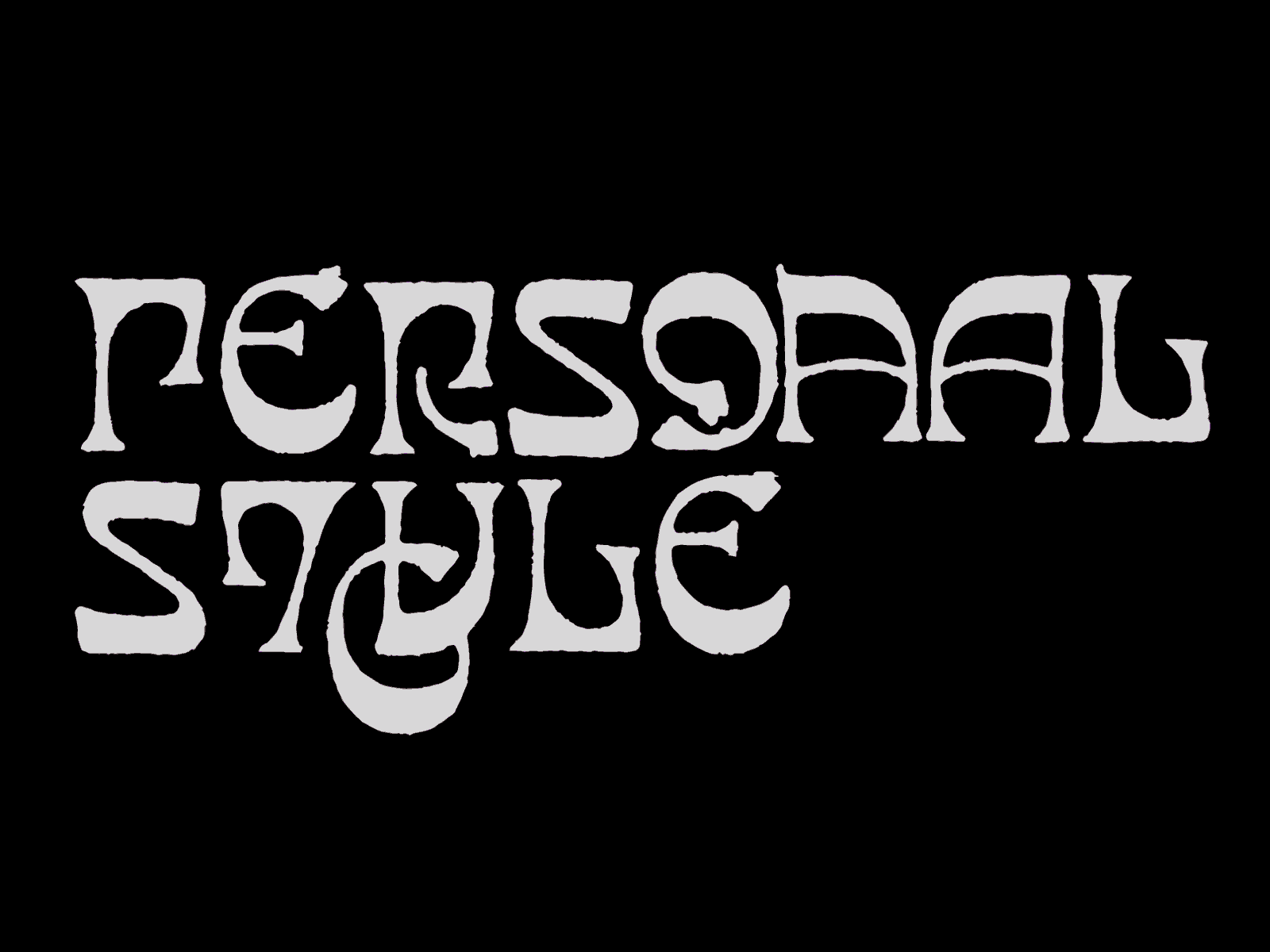 Personal Style Lettering Process gif