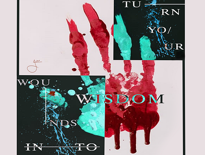 WISDOM 2d art branding creative design drawing graphic design illustration photoshop
