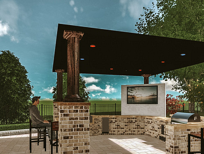 3D VIRTUAL REALITY OUTDOOR DESIGN 3d atlanta cobb county design landscape living marietta outdoor outdoor design patios pool spas