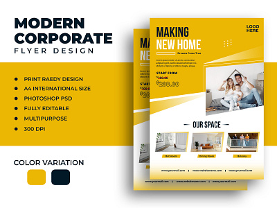 Modern Corporate Flyer Design Template