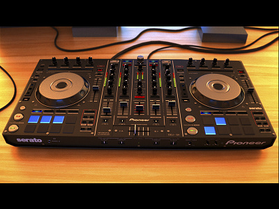 DJ Controller / DDJ - SX 3d compositing dj lighting maya modeling photoshop product render visualization vray