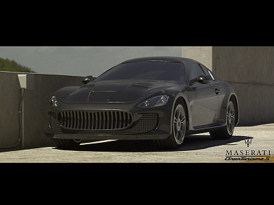 Maserati - Gran turismo 3d 3d max animation car compositing lighting photoshop render shading visual development visualization vray