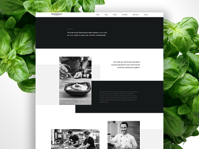 Mondello Italian Restaurant - webdesign concept