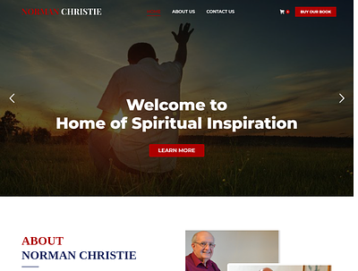 Spiritual Website Design design website design