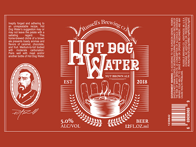 Hot Dog Water | Beer Label