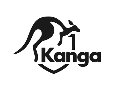 Kanga Logo branding design graphic design icon illustration illustrator kangaroo logo logodesign logotype typography vector