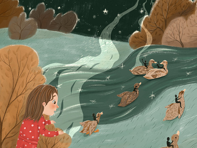 Illustration for art challenge “Folktale week”