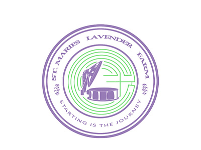 Lavender farm logo