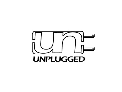 Unplugged logo design v2 branding design graphic design illustration logo