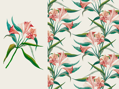 Watercolor Spring Flowers bedding set botanical design fabric fashion home illustration pattern print textile texture watercolor
