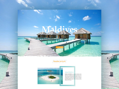 Maldives - Landing Page