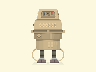 Power Droid droid illustration movies pop culture power droid sci fi simple star wars