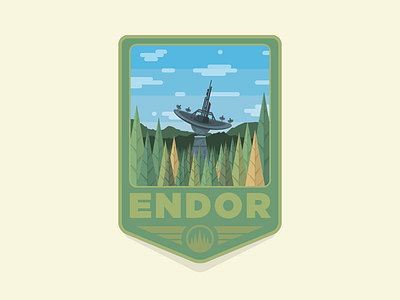 Endor endor illustration movies patch pop culture sci fi simple star wars vector
