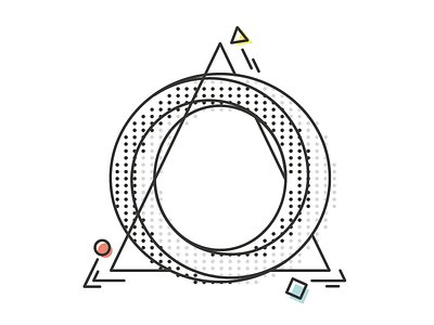 Penrose Circle art design digital digitalart dots dribbble graphic hello icon illustration pattern texture
