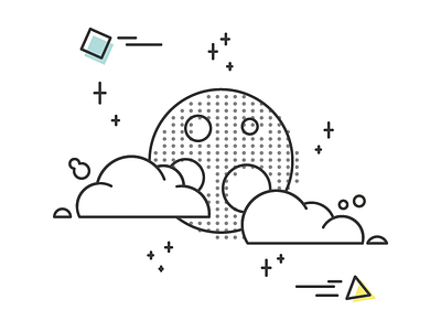 Clouds art design digital digitalart dots dribbble graphic hello icon illustration pattern texture