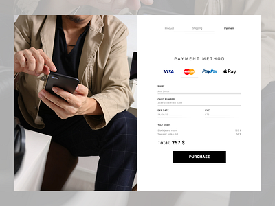 Daily UI #002: Credit Card Checkout