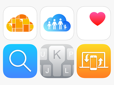 iOS 8 icons set