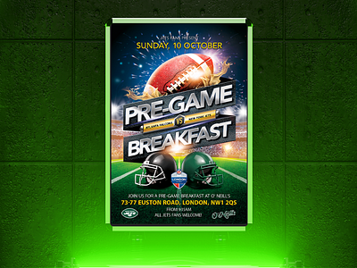 Poster Design for NFL and O'Neills
