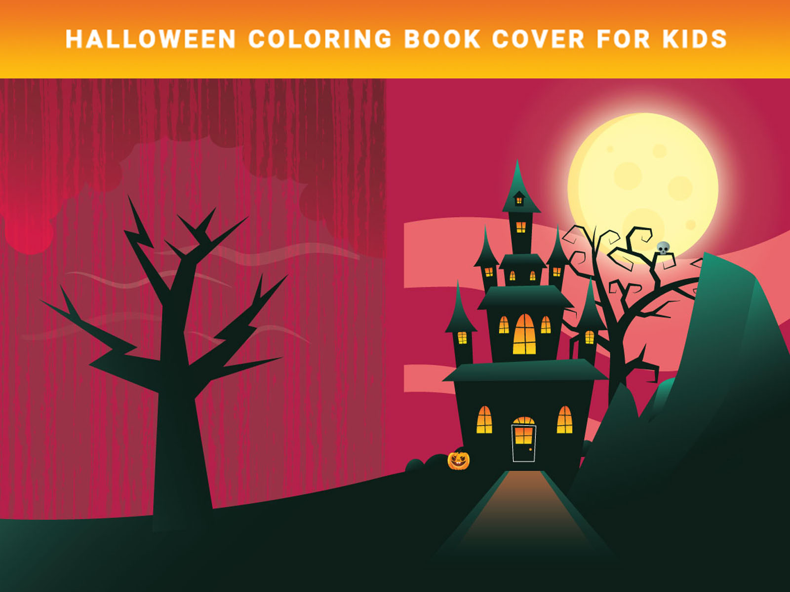 Halloween Coloring Book Cover for Kids by Pixar Graph on Dribbble