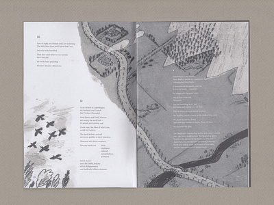 Cunning Folk Magazine deformed disfigurement drawing editorial england illustration issue landscape night north print printmaking rain sensitive topic uk