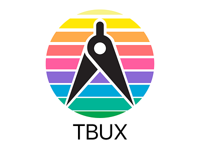 TBUX - UX Consultant Logo brand logo retro