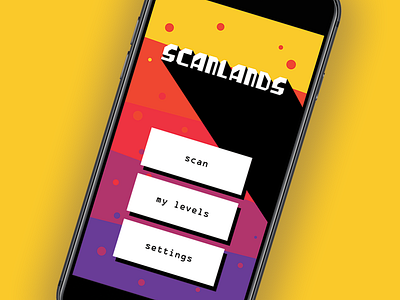 Scanlands UI design flat game ui