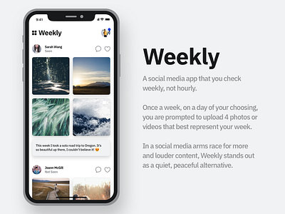 Weekly - App Concept