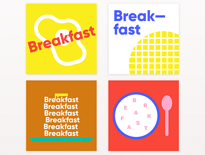 Breakfast! branding graphic design poster design