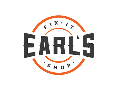 Earl's Fix It Shop brand design earls fix it graphic design identity logo shop