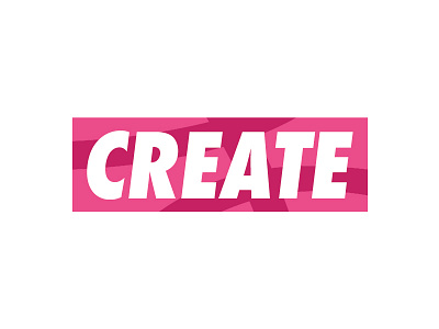 CREATE Sticker contest create dribbble fairey graphic design logo obey pink shepard sticker stickermule