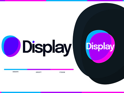 DISPLAY LOGO branding design graphic design logo logo makers logo redesign logo update typography vector