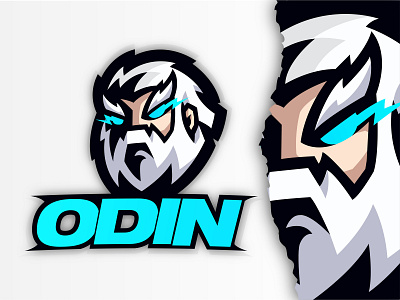 E-sport Team "ODIN" LOGO branding design graphic design illustration logo logo makers logo redesign typography vector