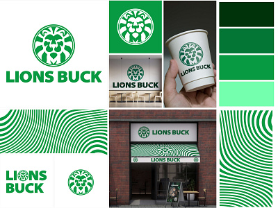 LIONS BUCK LOGO branding design graphic design illustration logo logo makers logo redesign typography vector