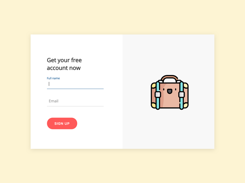 Form - label input Interaction